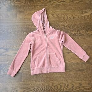 Juicy Couture Kids Dust Pink Hoodie Velvet Sz.7